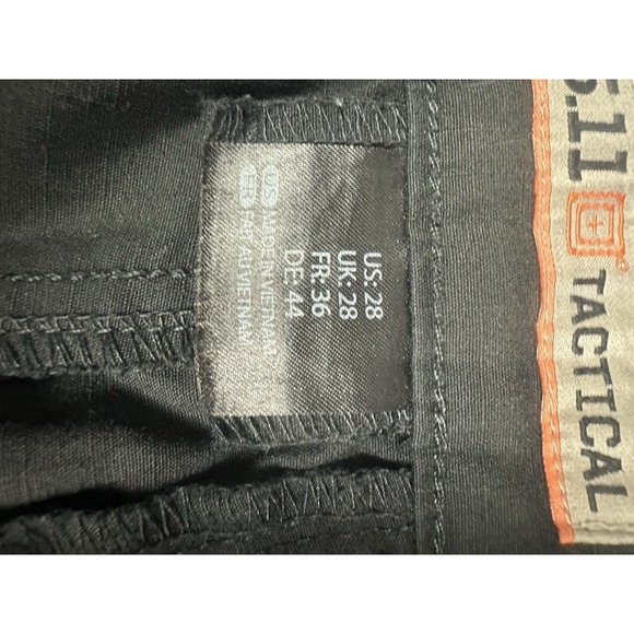 5.11 Tactical ABR Pro Cargo 11" Shorts Mens 28 Black 73349 - Picture 5 of 6